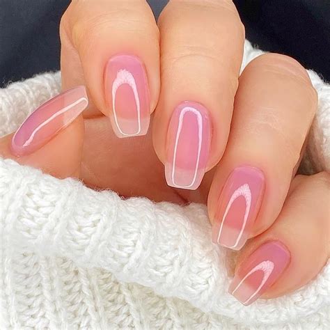 sheer translucent nail polish.